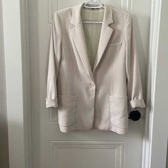Theory Vamp Cream Women's Blazer - Picture 1 of 5